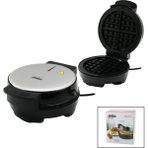 Belçika Waffle Makinesi Elektrikli 4 Waffle - Yapışmaz Döküm Plaka Paslanmaz Çelik Üst Kaplama SSM-2591 (5047)