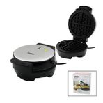 BELÇİKA WAFFLE MAKİNESİ ELEKTRİKLİ 4 WAFFLE - YAPIŞMAZ DÖKÜM PLAKA PASLANMAZ ÇELİK ÜST KAPLAMA SSM-2591 (5343)