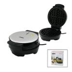 BELÇİKA WAFFLE MAKİNESİ ELEKTRİKLİ 4 WAFFLE - YAPIŞMAZ DÖKÜM PLAKA PASLANMAZ ÇELİK ÜST KAPLAMA SSM-2