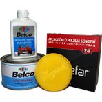 Belco PASTA500GR+CILA250ML +Befar Pastasüngeri+ Meguiars Cilapedi