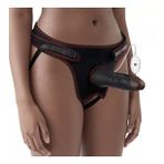 Belden Bağlamalı Titreşimli Ultra Yumuşak Gerçekçi Et Dokulu Testissiz Realistik Zenci Vibratör Dildo Penis