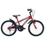 Belderia Tec Ares 20" Jant Vitessiz V-Fren Kırmızı Çocuk Bisikleti
