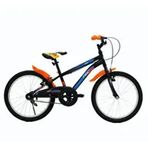 Belderia Tec Ares 20" Jant Vitessiz V-Fren Siyah Çocuk Bisikleti