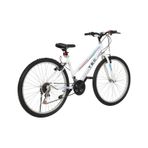 Belderia Tec Eros 24" Jant 21 Vites Dağ Bisikleti beyaz-pembe