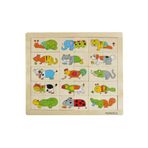 Beleduc BC11006 Karıştır & Eşleştir Hayvanlar Puzzle