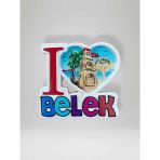 BELEK Temalı Kabartmalı Polyester Magnet Buzdolabı Süsü