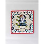 Belek Temalı Polyester Kabartmalı Kaplumbağa Desen Magnet 7 X 7 Cm – Dekoratif Hediyelik Buzdolabı Süsü (Kod:1174)