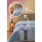 BELENAY Briva Çift Taraflı Çok Amaçlı Çift Kişilik Yatak Örtüsü 195 x 220 cm