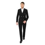 BELFOR SLIMFIT BIRDEYE KRUVAZE TAKIM ELBISE SİYAH 52_6 SİYAH