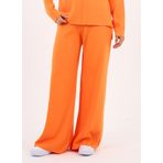 Beli Lastikli Geniş Paça Triko Pantolon (A90944-S-ALT) TURUNCU SSTD
