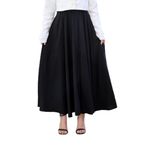 BELİ LASTİKLİ SÜPER KLOŞ ETEK Siyah L/XL