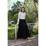 BELİ LASTİKLİ SÜPER KLOŞ ETEK Siyah S/M