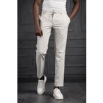 Beli Lastikli Ve İplikli Likralı Yazlık İnce Paraşüt Kumaş Jogger Pantolon KREM 40