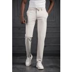 Beli Lastikli Ve İplikli Likralı Yazlık İnce Paraşüt Kumaş Jogger Pantolon KREM 52
