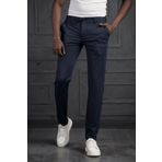 Beli Lastikli Ve İplikli Likralı Yazlık İnce Paraşüt Kumaş Jogger Pantolon LACİVERT 42