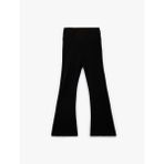 Beli Lastikli Viskon Karışımlı Slim Fit İspanyol Paça Tayt