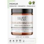 Believe Your Aura Ayak ve Topuk Çatlak Bakım Peelingi - Yenileyici Onarıcı Koku Giderici Ayak Peeling Kremi- 220 ml