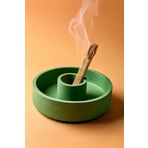 Believe Your Aura Handmade Tütsülük Seti - Palo Santo Dekoratif Aromaterapi Yeşil Tütsülük ve Palo Santo Tütsü 25 gr