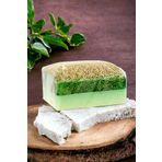 Believe Your Aura Keçi Sütlü Çay Ağacı Sabunu - %100 Doğal Kabak Lifli Keçi Sütlü Çay Ağacı Yağı Sabunu - 120 gr