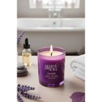 Believe Your Aura Lavanta Kokulu Aromaterapi Mum - %100 Doğal Soya Mumu Bitkisel Lavanta Esans Mor Bardak Mum - 300 cc