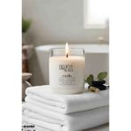 Believe Your Aura Vanilya Kokulu Mum - %100 Doğal Soya Mumu Aromaterapi Bardak Mum - 300 cc