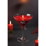 Believe Your Aura Vanilya Kokulu Mum - %100 Doğal Soya Mumu Kırmızı Dekoratif Kokulu Mum - 170 cc