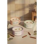 Believe Your Aura Yasemin Lavanta Sandal Ağacı Kokulu Beton Mum - %100 Doğal Soya Mumu 3'lü Set Beton Mum - 3X250 ml - Tek Ebat