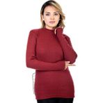 Belifanti Collection Kadın Bordo Yarım Balıkçı Yaka Kazak - S