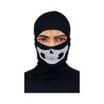 Belifanti Collection Unisex Siyah Kurukafa Termal Kar Maskesi İskelet Maske Beden Tek Siyah