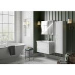 Belinza Beyaz 85 cm Simar Banyo Dolabı Takımı
