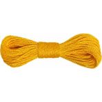 Belirtilmemiş 10 Metre Sarı Naylon Ip 3 Mm, Çok Amaçlı Dayanıklı Çamaşır Ipi, Kamp Bahçe Balkon Hamak Taşıma S