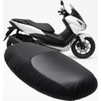 Belirtilmemiş (1059) 50 cc Scooter Sele Kılıfı Su Geçirmez Siyah 50 cc Motorsiklet Koltuk Kılıfı