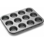 Belirtilmemiş 12’li Muffin & Cupcake Pişirme Kalıbı – Yapışmaz Kaplama, Isıya Dayanıklı Metal Fırın Tepsisi, Kek