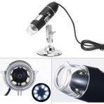 Belirtilmemiş 1600X USB Dijital Mikroskop Kamera Endoskop 8 LED Büyüteç Metal Standı