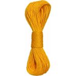 Belirtilmemiş 20 Metre Sarı Naylon Ip 3 Mm, Çok Amaçlı Dayanıklı Çamaşır Ipi, Kamp Bahçe Balkon Hamak Taşıma S
