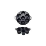 Belirtilmemiş Airfryer Silikon Kek Pişirme Kalıbı 7 Bölmeli, Silikon Cupcake Kek Pişirme Kabı Air Fryer Muffin Fı