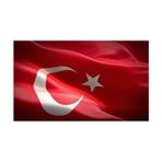 Belirtilmemiş Alpaka Bez kumaş 70 x 105 Ebatında Türk Bayrağı 1 Adet Kırmızı Renkli Yüksek Kalite