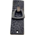 Belirtilmemiş Antika Tarz Dekoratif Pirinç Dik Dövme Mobilya Kulbu - 90X31 Mm, Oksit