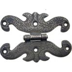 Belirtilmemiş Antika Tarz Dekoratif Pirinç Menteşe - 63X45 Mm, Oksit