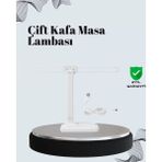 Belirtilmemiş Ayarlanabilir Açıya Sahip Masa Lambası | Kademeli Işık Seviyesi, Kompakt Tasarım