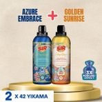Belirtilmemiş Azure Embrace + Golden Sunrise Aromatique Konsantre Çamaşır Yumuşatıcısı 3x Parfüm Etkisi 750 ml