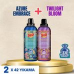 Belirtilmemiş Azure Embrace + Twilight Bloom Aromatique Konsantre Çamaşır Yumuşatıcısı 3x Parfüm Etkisi 750 ml