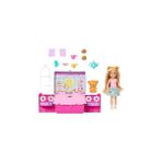 Belirtilmemiş Barbie Aile ve Dostlar Çay Partisi Açılır Oyun Seti, Sarışın Küçük Club Chelsea Bebek, Dönüşen Pikn