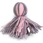 Belirtilmemiş Beeztees Oyuncağı, Ahtapot, Yün Kurdela, Pembe Gri, 15X5X5CM