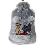 Belirtilmemiş Biggdesign Dogs Gri Peluş Sıcak Su Torbası