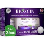 Belirtilmemiş Bioxcin Siyah Sarımsak Şampuan 3 x 300 ml – Saç Dökülmesine Karşı, Biocomplex B11 Bitki Ekstreli