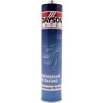 Belirtilmemiş Dayson Siyah Silikon Profesyonel PU Mastik 300 ml Güçlü Yapışma