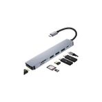 Belirtilmemiş Daytona Fc-17 Type-C To 3*usb 3.0 4K Hd HDMI Sd Tf Kart Girişli 7ın1 Çevirici Hub Adaptör