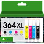 Belirtilmemiş Deskshop Hp 364XL Muadil Kartuş Seti 4 Renk Set C5388/C5370/C5373/D5468/D5463/D5460/D7560/5510/5511 - OCP Set - 4 Renk
