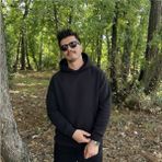Belirtilmemiş Erkek 3 Iplik Basic Oversize Geniş Kesim Kanguru Cepli Kapüşonlu Sweatshirt - 000-Siyah